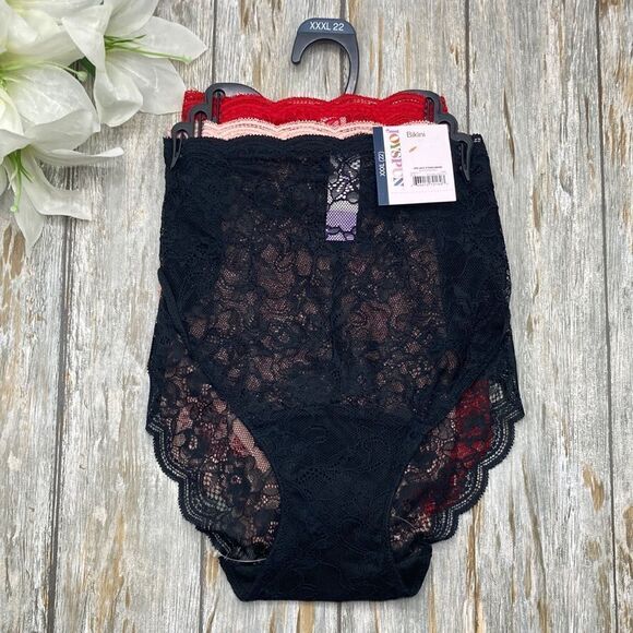 Women's Lace String Bikini Panties Underwear 2, 3-Packs Size XXXL - Picture 2 of 6